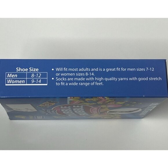 Dubble Bubble Gum Candy Socks Gift Box Novelty Crew One Size Fun Graphic - Picture 4 of 4